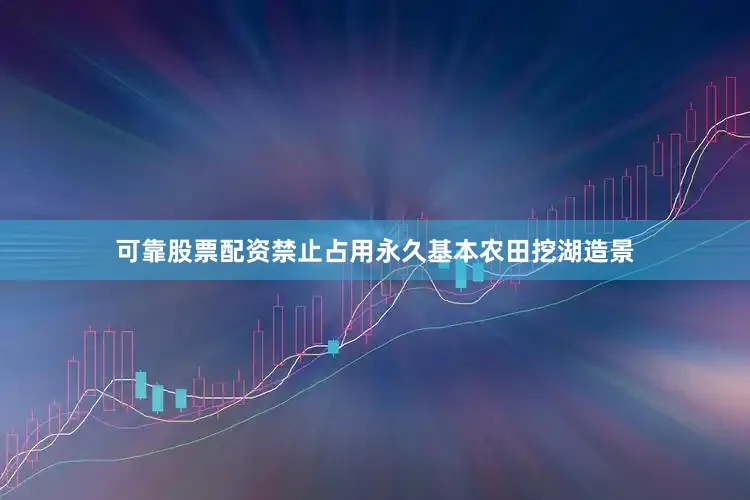 可靠股票配资禁止占用永久基本农田挖湖造景